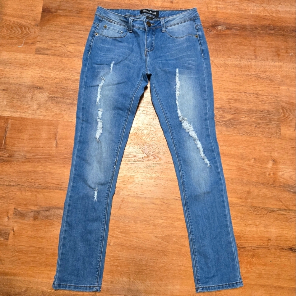 Bluefaith Skinny Jeans with Distressed Details Size 5/6